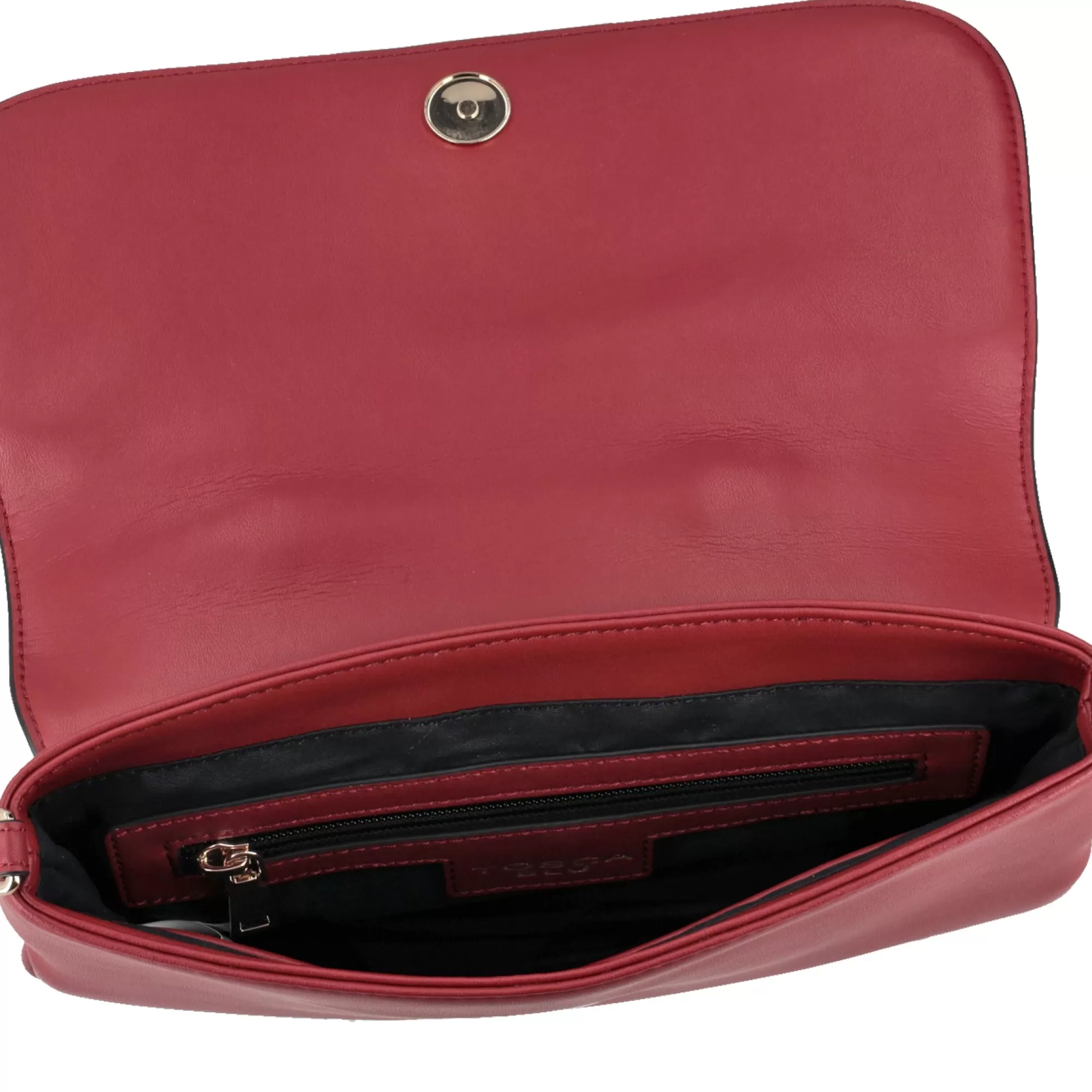 Borse A Mano*Tosca Blu Borsa A Mano "Apple Pie" Scuro In 100% Pelle Rosso