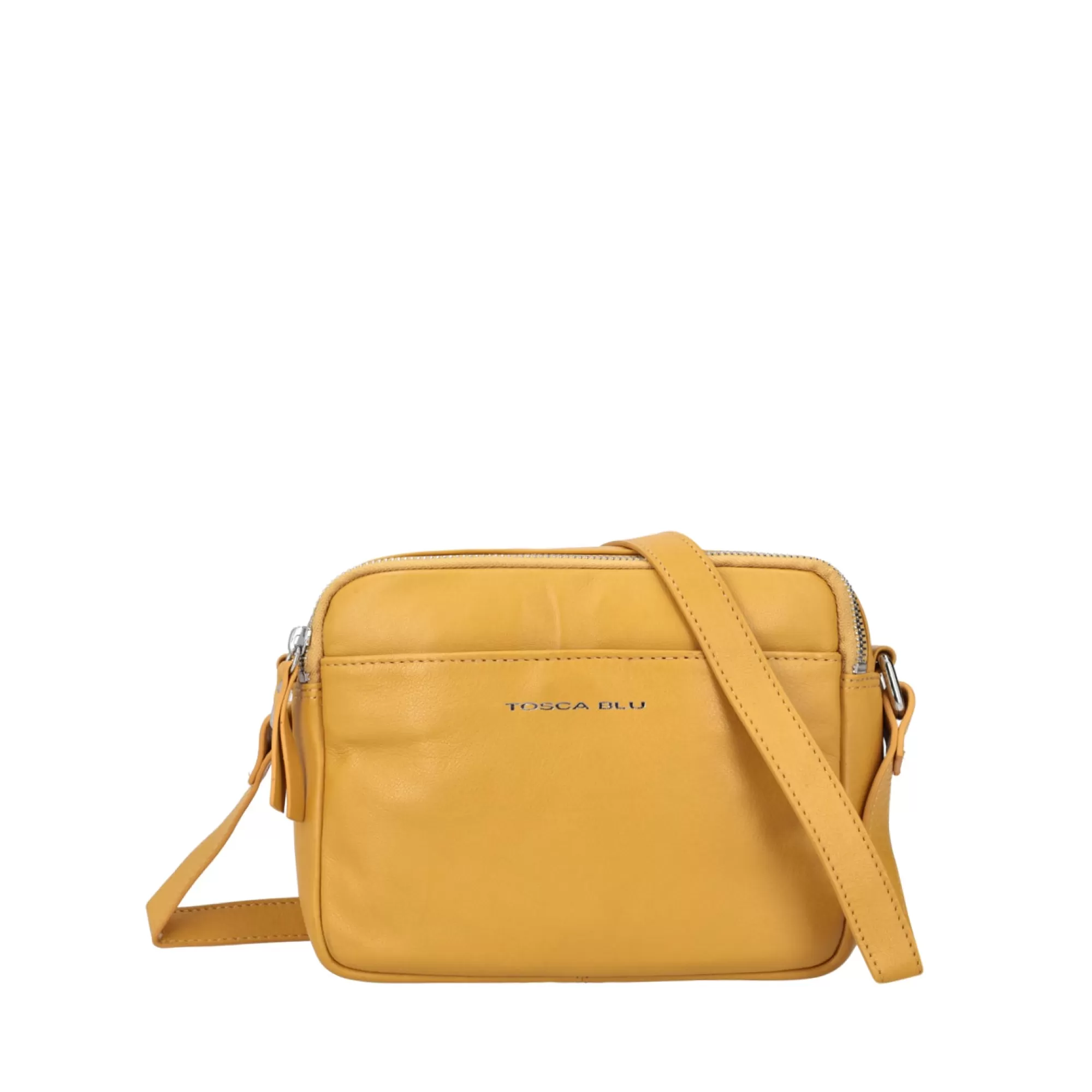 Borse A Tracolla*Tosca Blu Borsa A Tracolla "Basic Wallets" Color Ocra Giallo