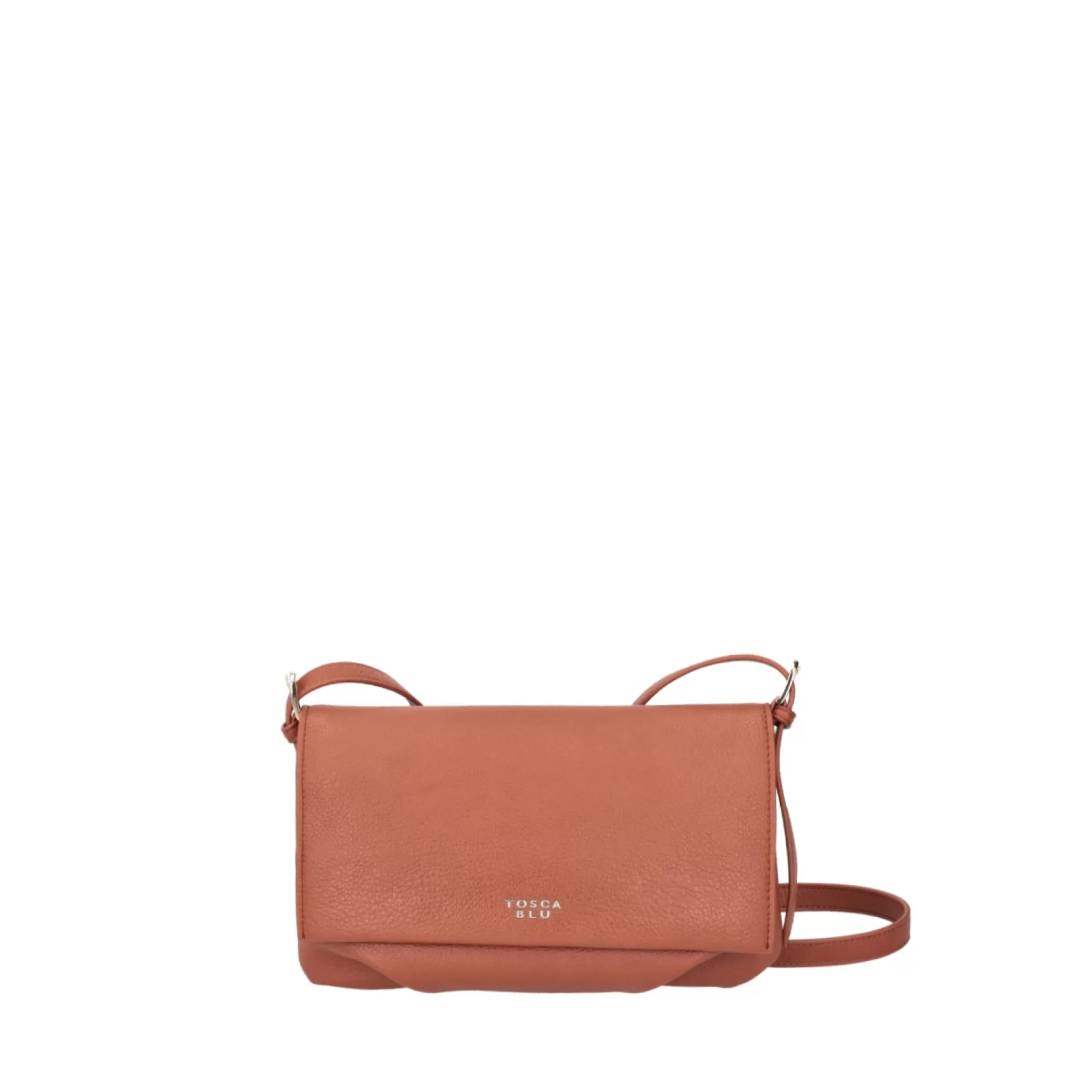 Borse A Tracolla*Tosca Blu Borsa A Tracolla "Millefoglie" Color Cuoio Con Frange Marrone
