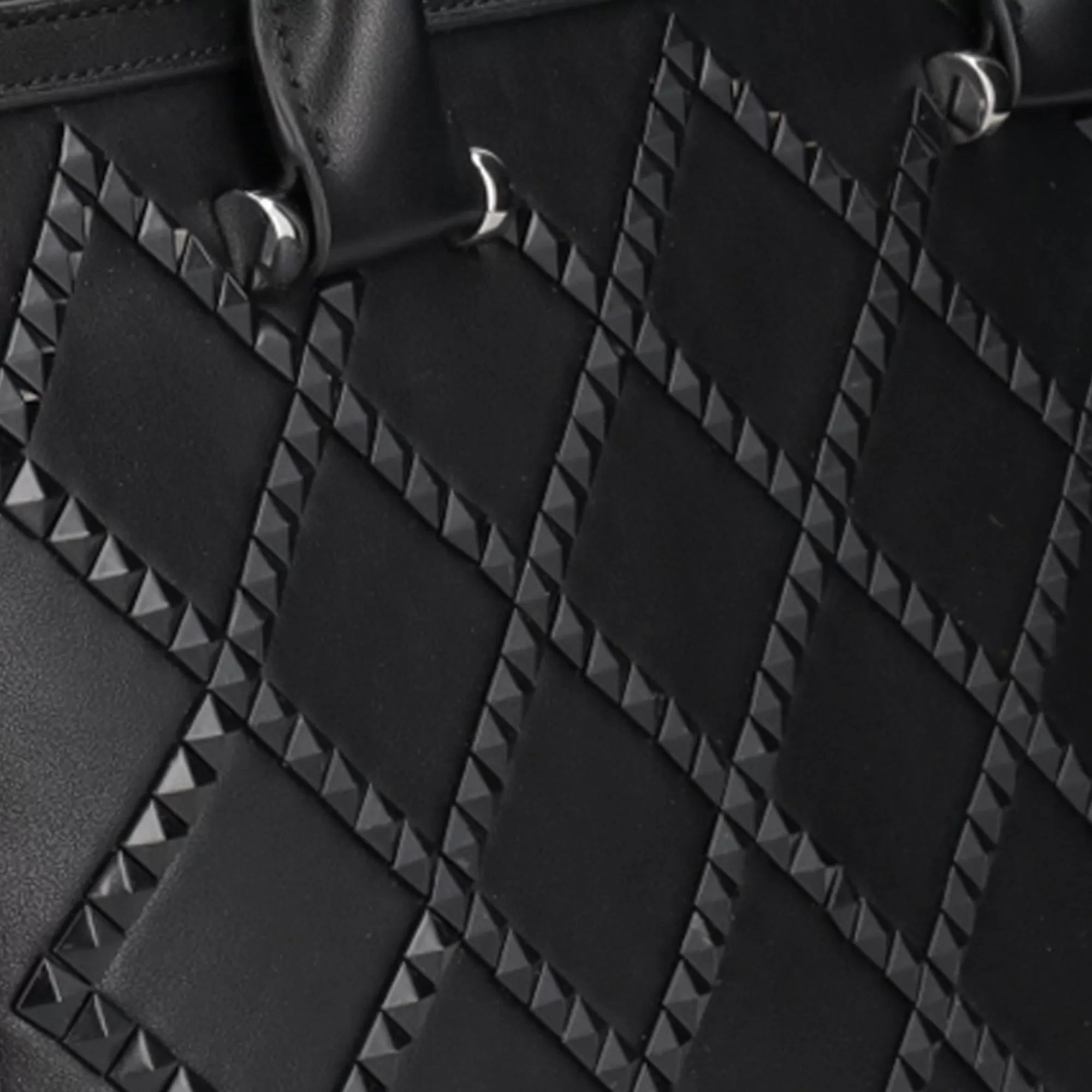 Borse Business*Tosca Blu Borsa Da Lavoro "Harvard" Nera Con Borchiette Nero