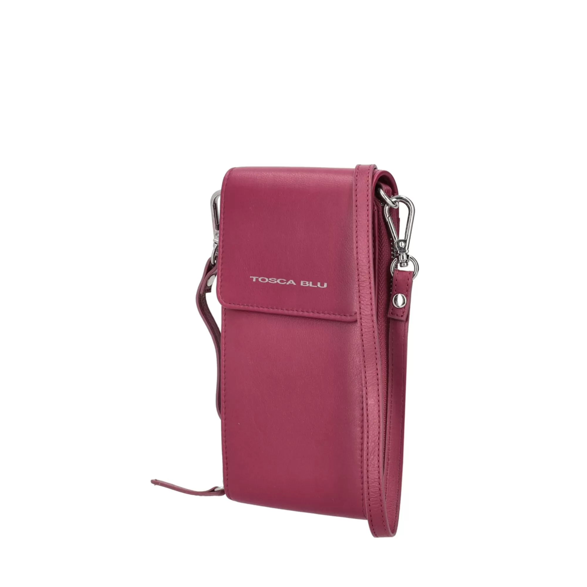 Portafogli E Portachiavi*Tosca Blu Portacellulare "Basic Wallets" Color Prugna Viola
