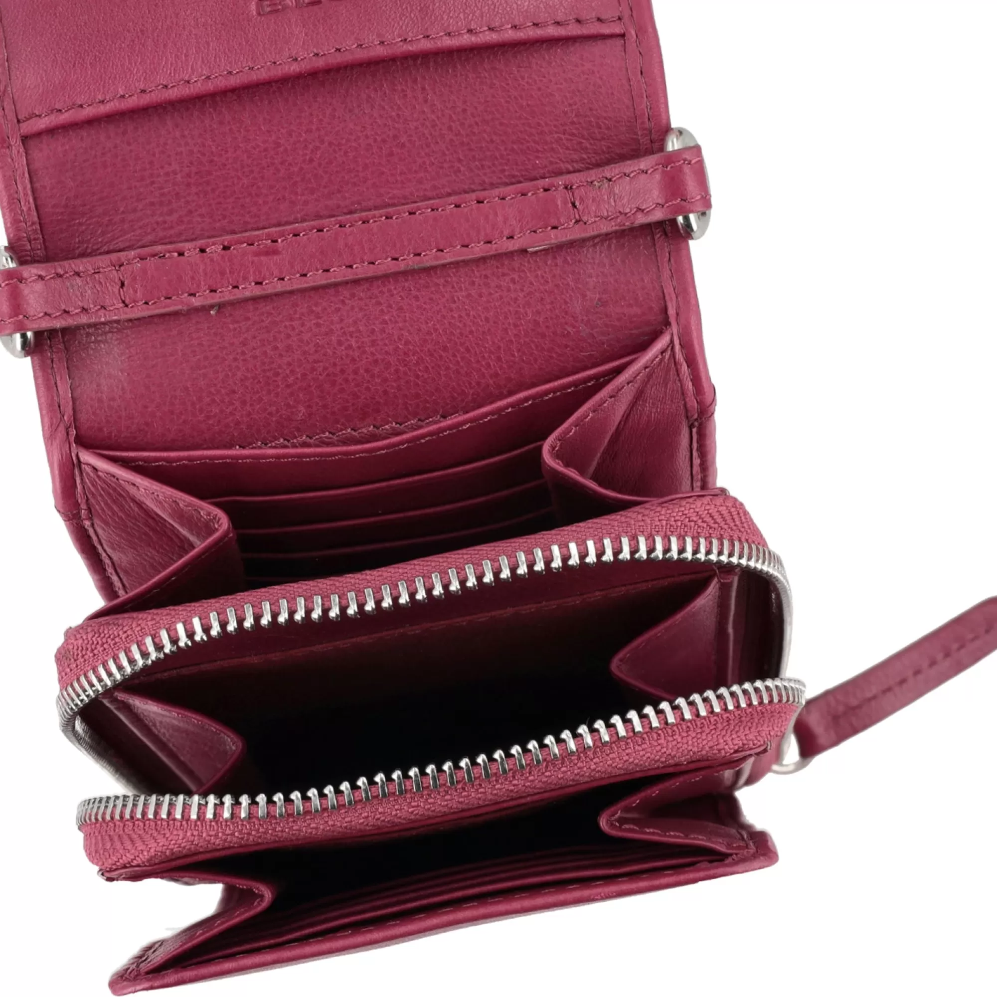 Portafogli E Portachiavi*Tosca Blu Portacellulare "Basic Wallets" Color Prugna Viola