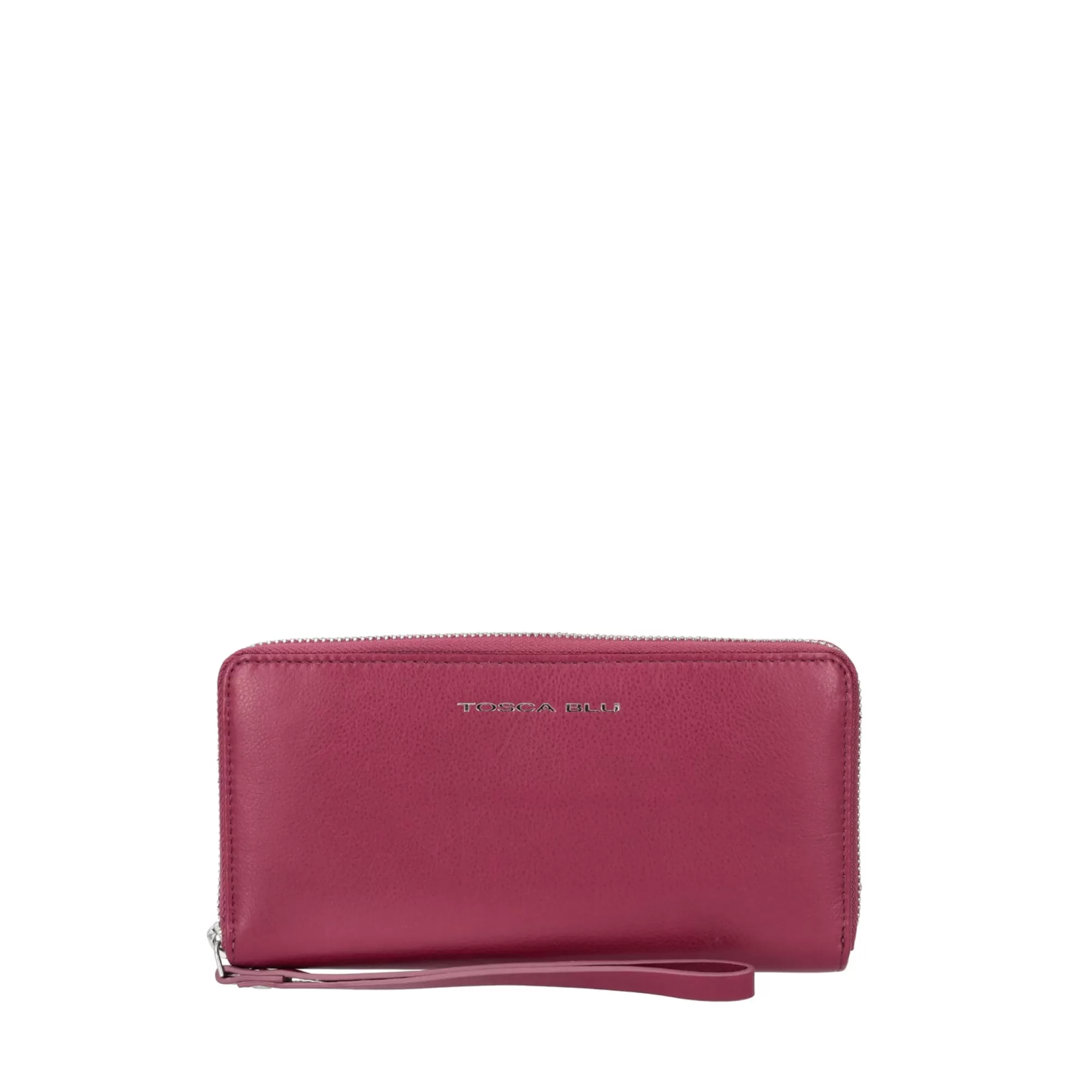 Portafogli E Portachiavi*Tosca Blu Portafoglio Grande "Basic Wallet" Color Prugna Viola