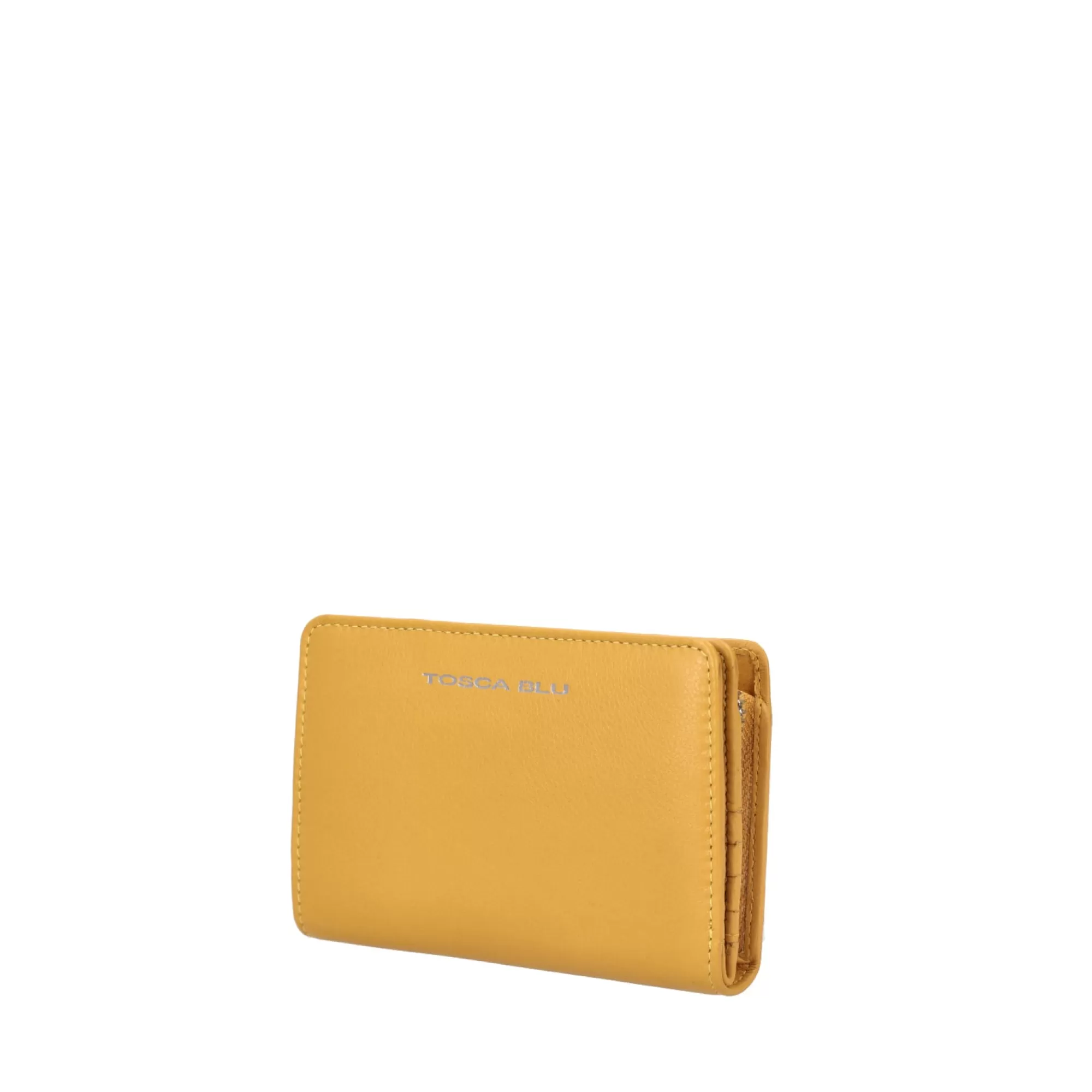 Portafogli E Portachiavi*Tosca Blu Portafoglio Medio "Basic Wallets" Color Ocra Giallo