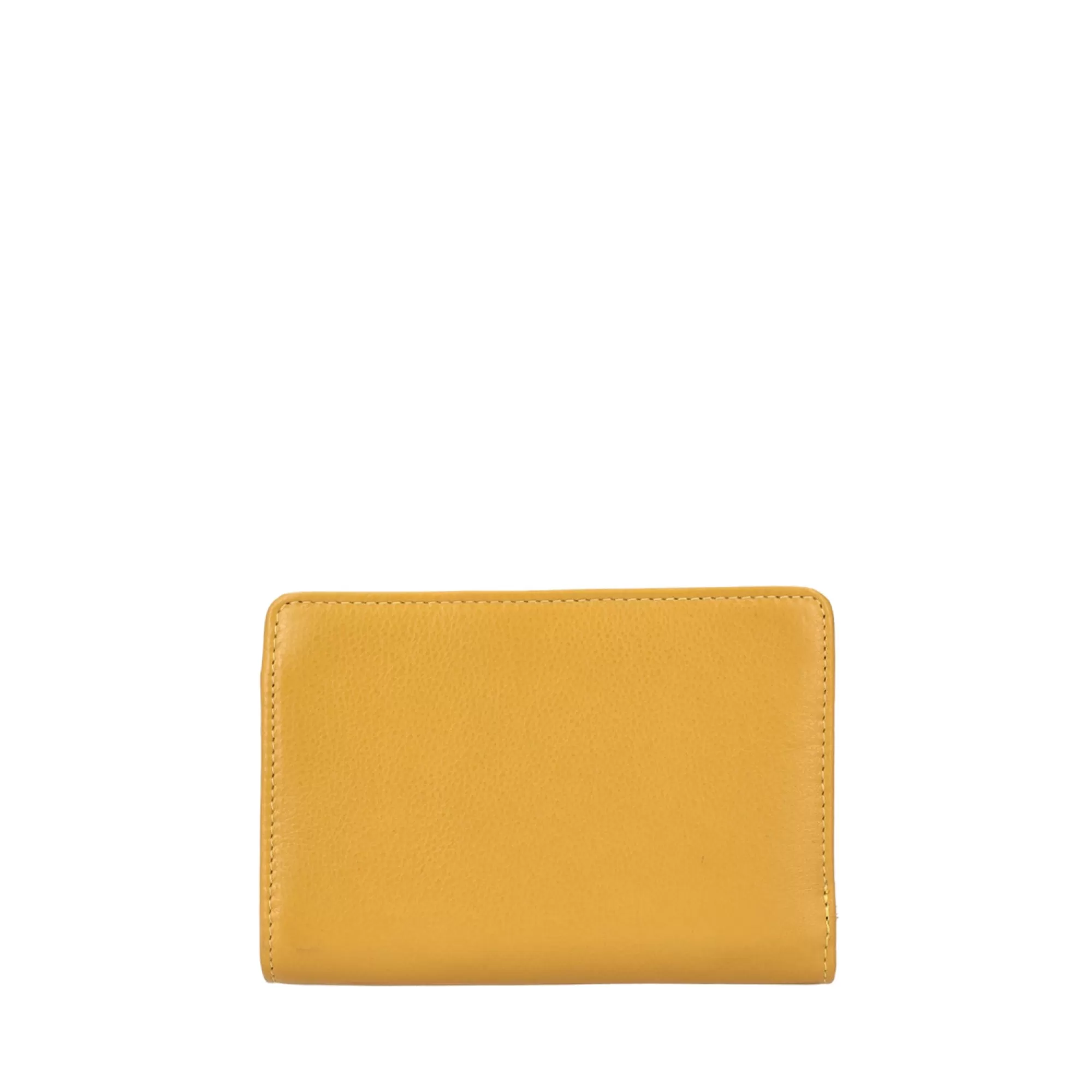 Portafogli E Portachiavi*Tosca Blu Portafoglio Medio "Basic Wallets" Color Ocra Giallo