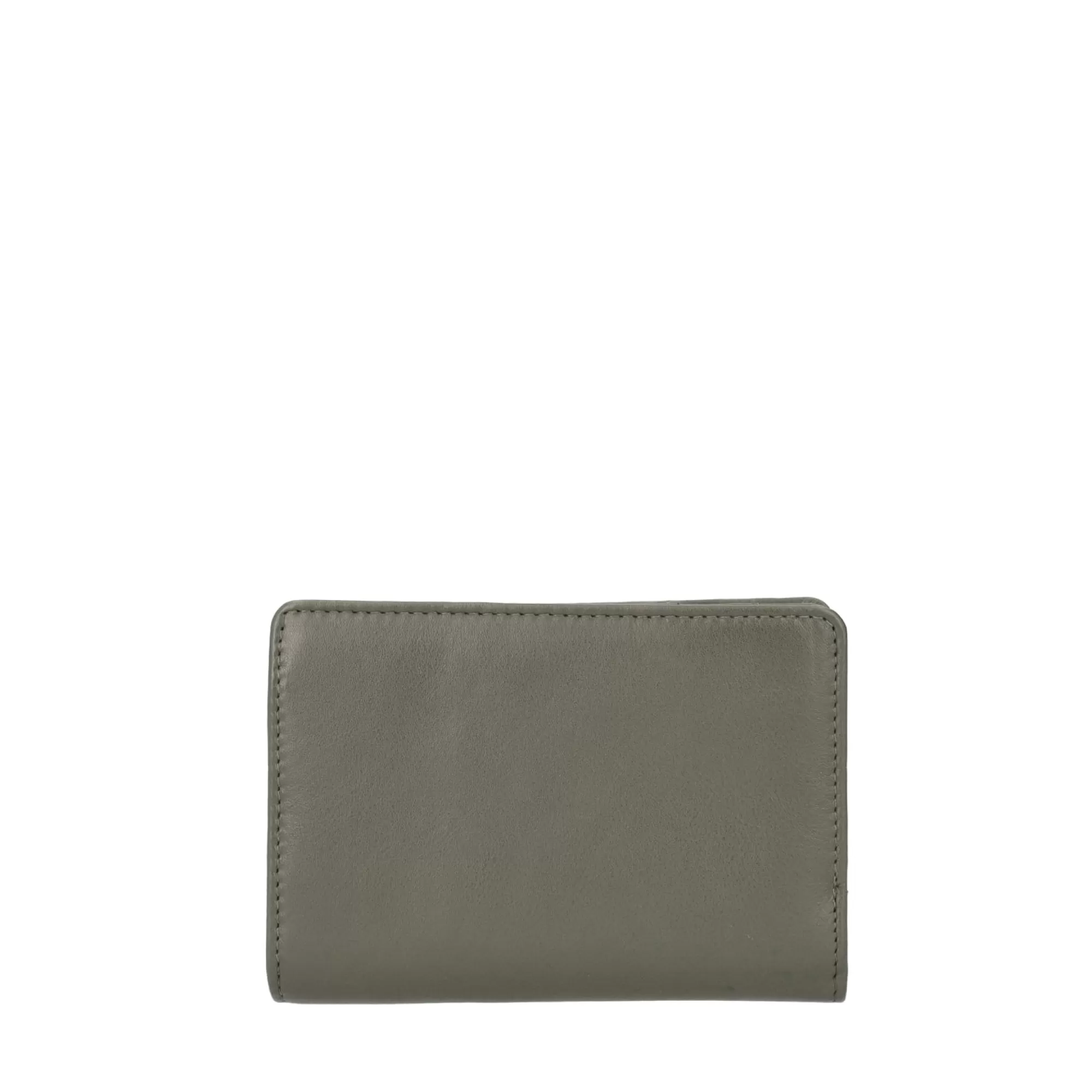 Portafogli E Portachiavi*Tosca Blu Portafoglio Medio "Basic Wallets" In Elegante Color Oliva Verde