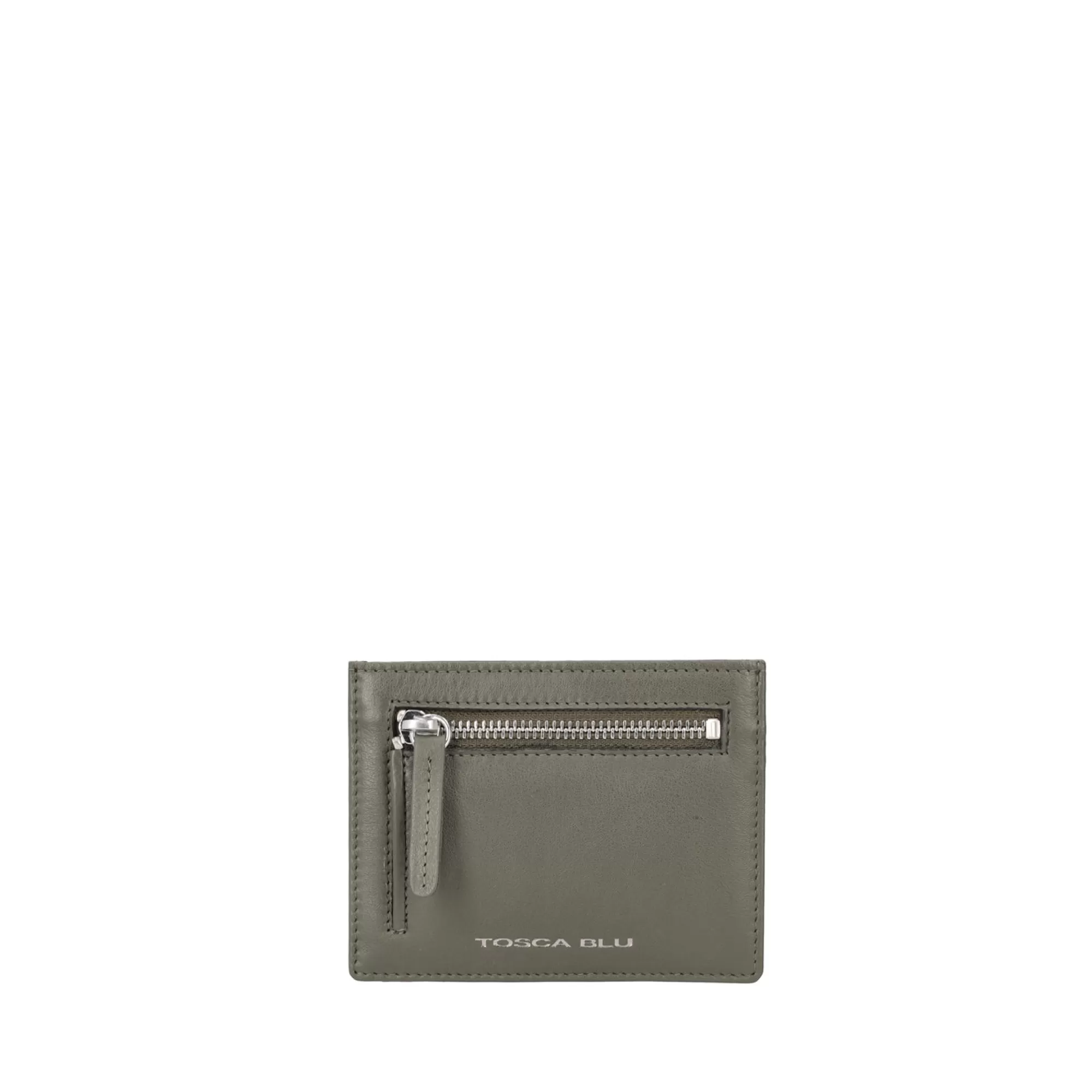 Portafogli E Portachiavi*Tosca Blu Portatessere "Basic Wallets" Color Oliva Verde