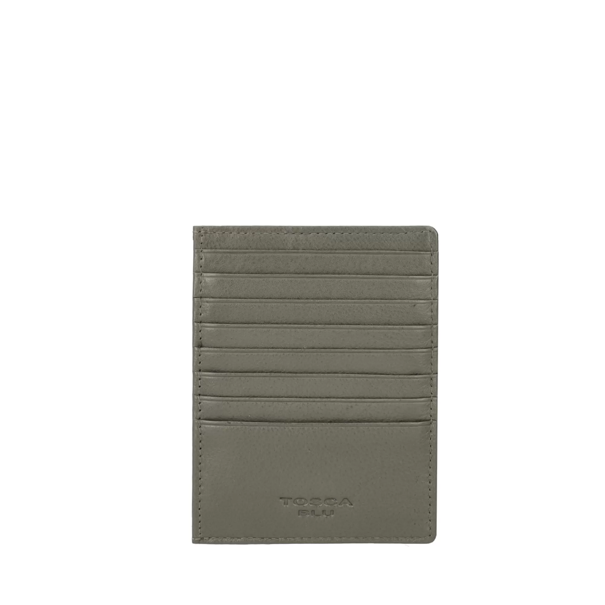 Portafogli E Portachiavi*Tosca Blu Portatessere "Basic Wallets" Color Oliva Verde