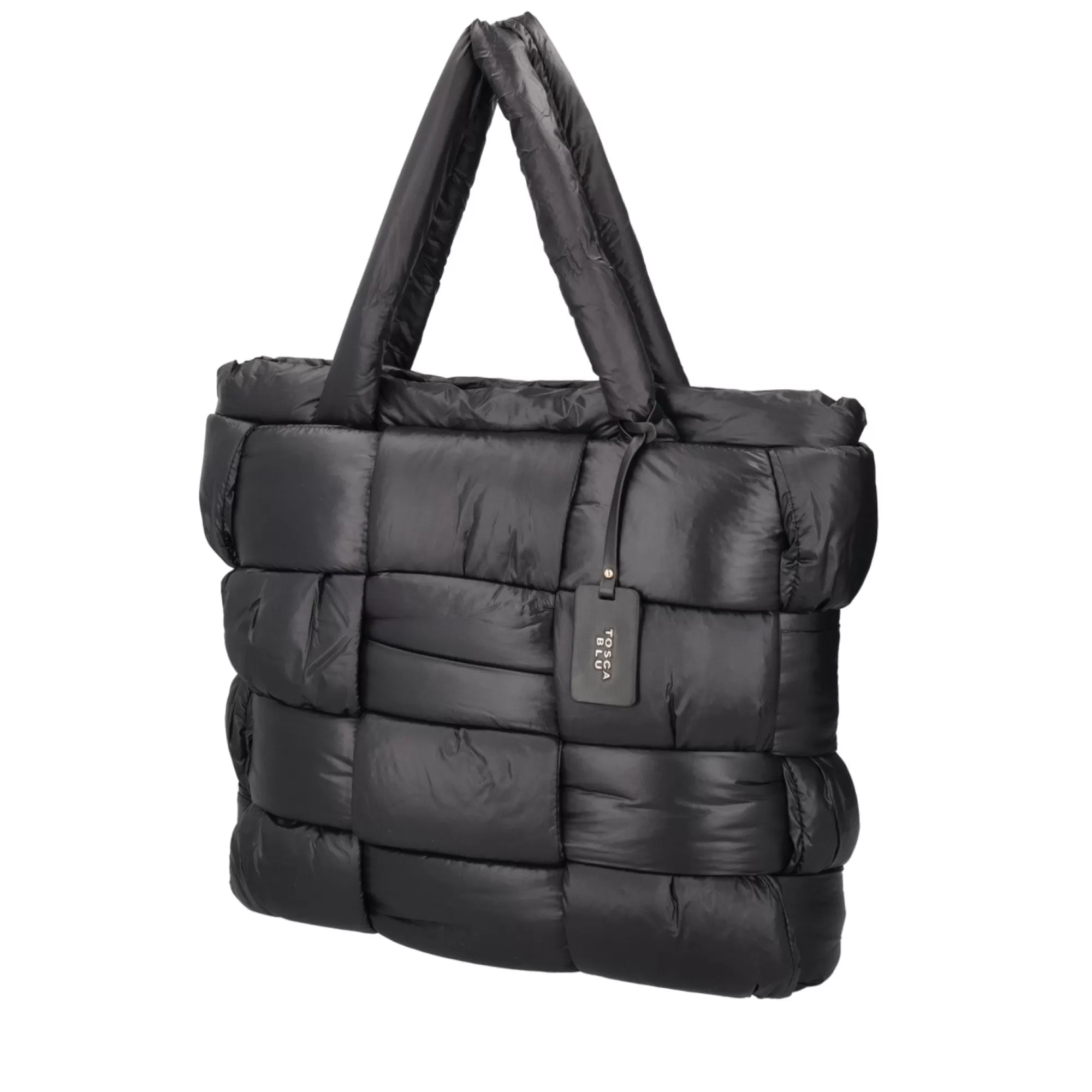 Shopping Bag*Tosca Blu Shopping "Sharon" Trapuntata Nera Nero