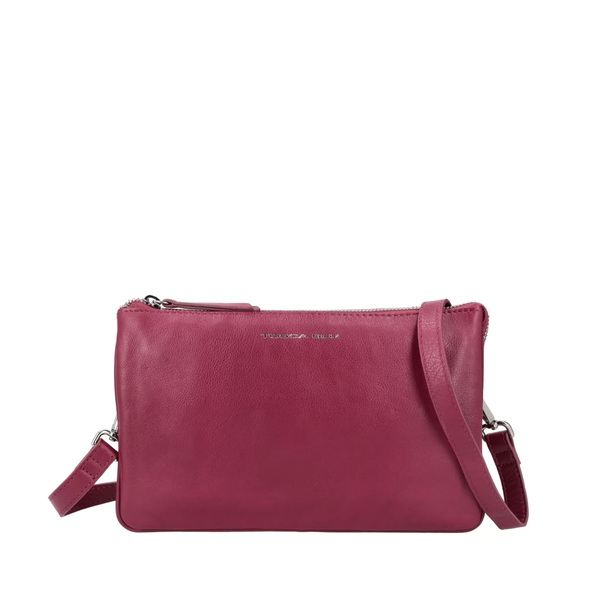 Borse A Tracolla*Tosca Blu Tracolla Multitasche "Basic Wallets" Color Prugna Viola
