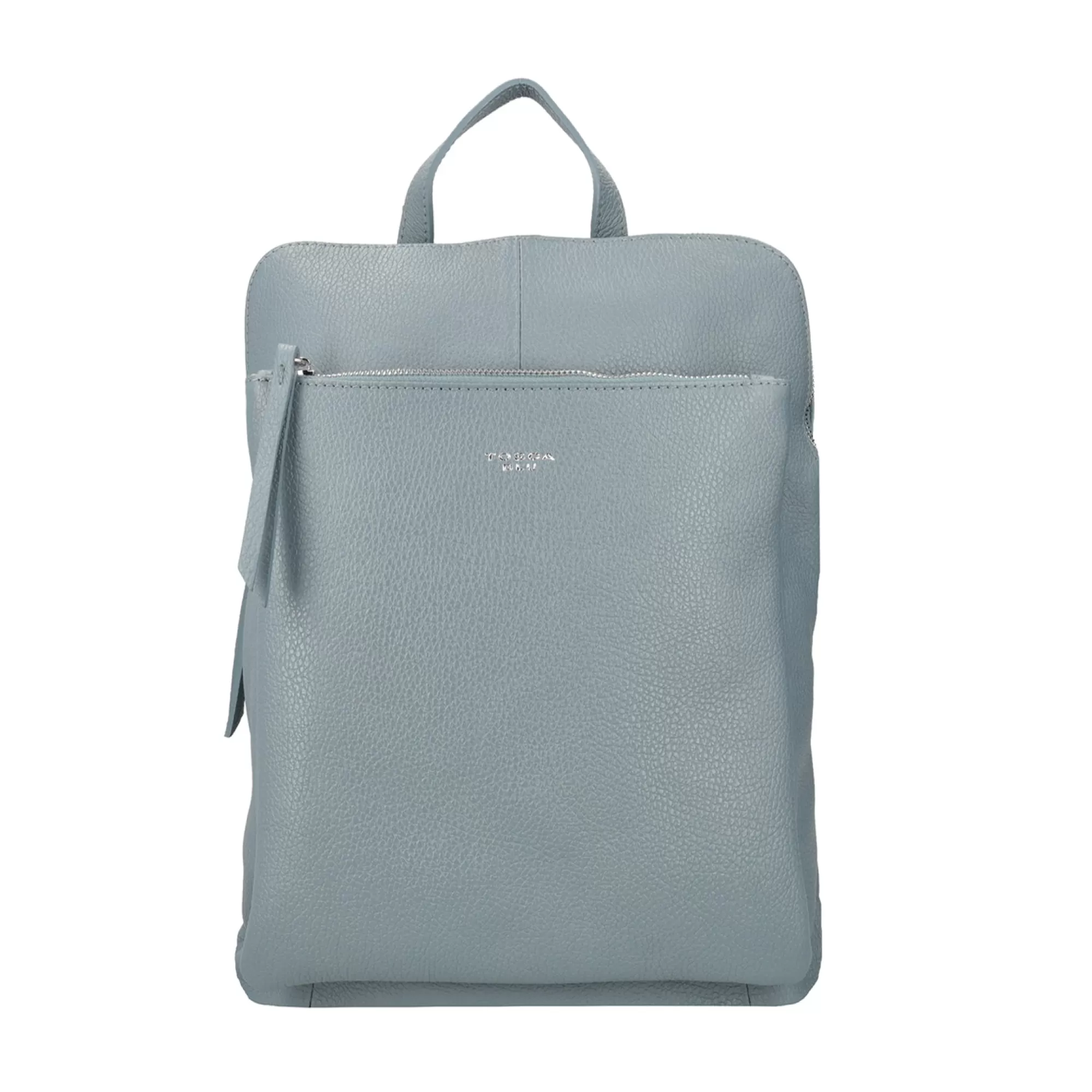 Zaini*Tosca Blu Zaino In Pelle Con Chiusura A Zip Colore Blu Avio Nero